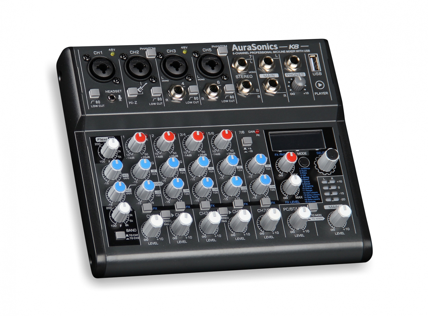 AuraSonics K8 компактный микшерный пульт в Волоколамске